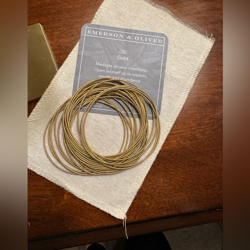DIA Gold Bangle Bracelets Set of 25 size Large